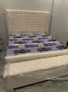 Pure white velvet cushion bed for sale