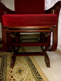 Beautiful Solid Wooden Rocking Chair