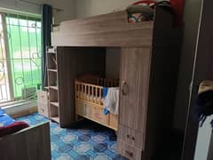 Bunk Bed for kids with single bed without mattress