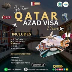 Qatar Azad Visa (2-Year) – Available for Pakistanis  | 2025 Offer