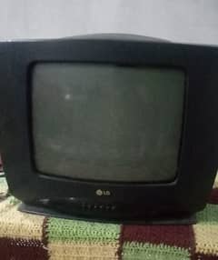LG 14-inch CRT (Cathode Ray Tube) television.