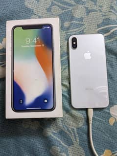 iPhone X PTA Approved – 64GB White | With Box | Excellent Condition!