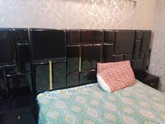 new high gloss bed set
