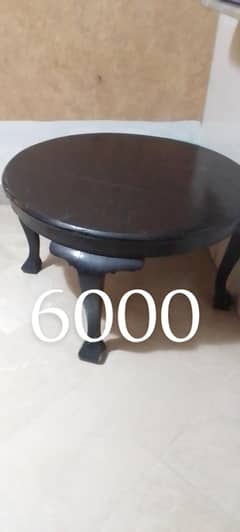 Round Wooden Table