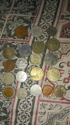 RARE CURRENCYS 21 COINS
