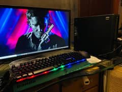 Gaming Pc Full Set Monitor And Gear [New]