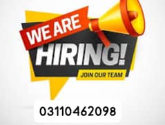 We are hiring staff for office work and online marketing