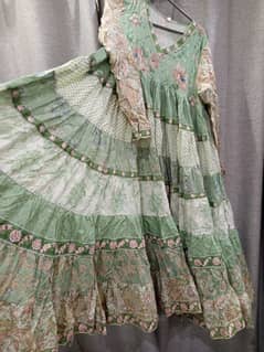 Ethnic branded huge flare maxi