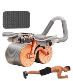 ab roller with elbow suppoter  with digital counter