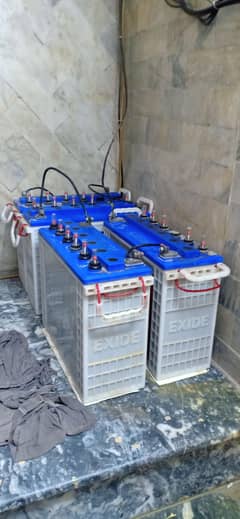 Exide tall tabular battires