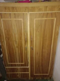 Wooden wardrobe/ almari