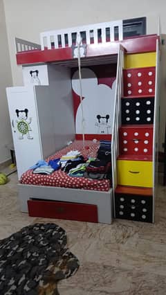 Almost new with ful side table mirror tv unit 4 cupboards
