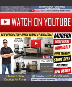 Executive Desk CEO office table work study computer desk sofa chair