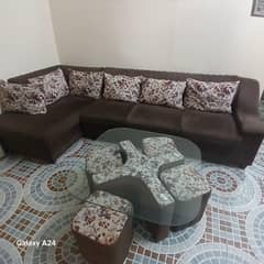 L shaped sofa