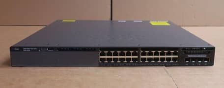 Catalyst 3650 24x 1GbE RJ45 + 4x 1GbE SFP Port 1U Switch