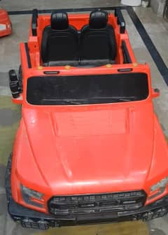 Red Color Kids Car Ford Mini  Design