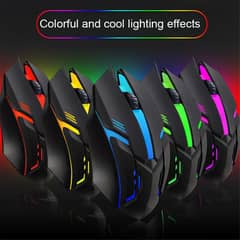 Mouse With 7 LED RGB Backlit | RGB Mouse Wired Gaming Mouse | Latest M