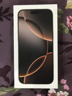 BoX pack iPhone 16 Pro max 256 GB