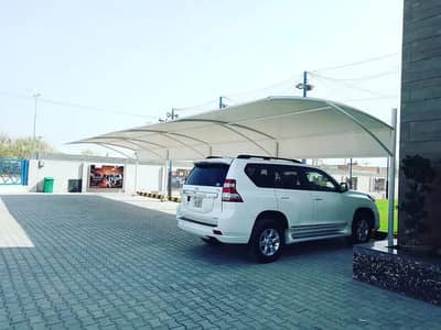 Tensile Pole shed | Car Parking Shades | Wall Shades | PVC Car shade
