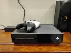 Xbox One 1TB + 2 Controllers + Latest Games - For Sale