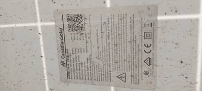 Used 365W Canadian solar panel in lahore
