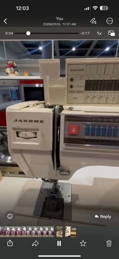 janome sewing machine available 9/10 condition