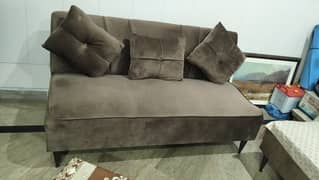 Good and solid wooden sofa set new condition