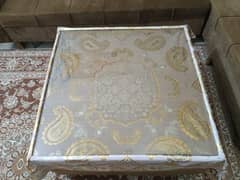 l shaped sofa with table for urgent sale