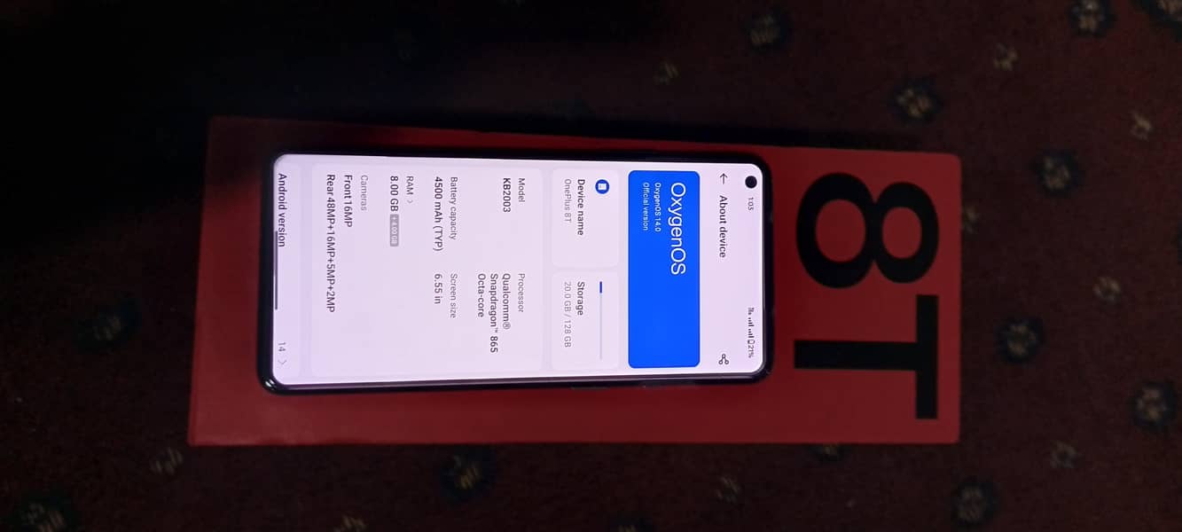 one plus 8t 8 128  only call no msg 10