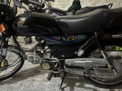 Honda CD70 2024 Black color