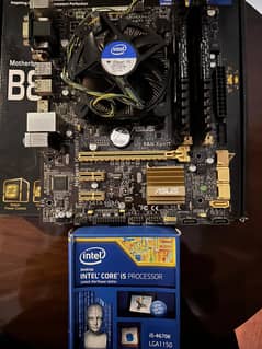 Intel 4th Processor With Motherboard and Ram