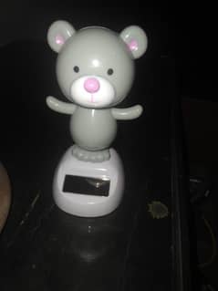 Cute Solar Powered Moving Bear – No Battery Needed! for car etc