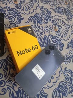 Real Me Note 60' 4gb Ramm' 64gb Romm'. 21 Months Warranty.