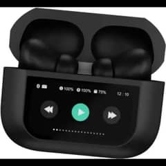Black AirPods with Long Battery & Active Noise Cancellation BT