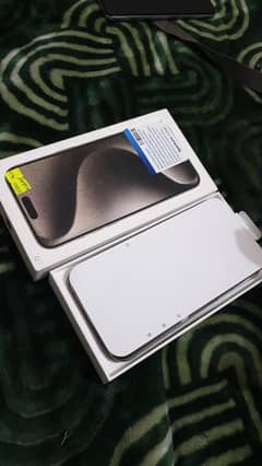 iphone 15 pro max jv,256 gb ,100 battery health,open box