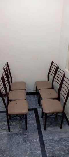 6 Dining chairs