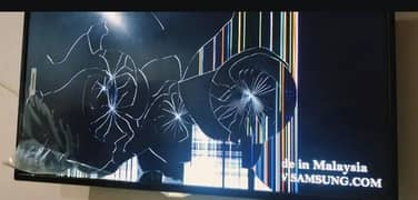 Samsung Smart LED 43 inch broken Panel