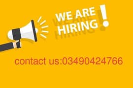 URGEBTLY STAFF REQUIRE FOR OFFICE MANGEMENT AND ONLINE MARKETING