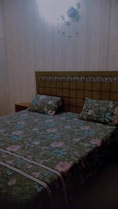 urgent sale king size bed with mattress
