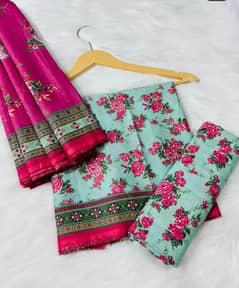 3 pcs pure lawn dress for Summer season.