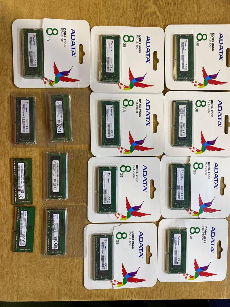 4GB, 8GB, 16GB & 32GB DDR3/DDR4 RAM (Branded UAE Import) 2