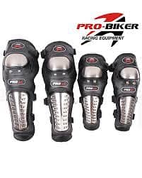 Pro-Biker Elbow/Knee Pads Safety Gears one time used no accidental