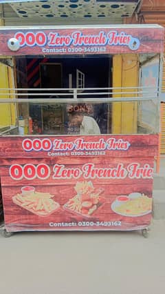 french fries counter