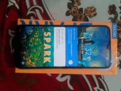 Tecno spark 7t 6000mah battery 4/64 with box condition 10/9