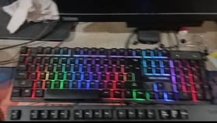 rgb  gaming keyboard with box
