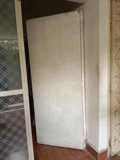 Plain wood door