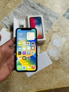 Iphone X 64GB Complete Box PTA Approved