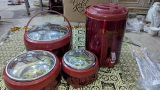 Hot Pot and Water Cooler Set