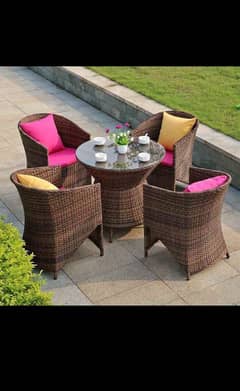 RATTAN DINING SET RATTAN/OUTDOOR DINING/HOTEL/RESTAURANT/GARDEN