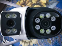 Wireless Security Camera with Dual Lens